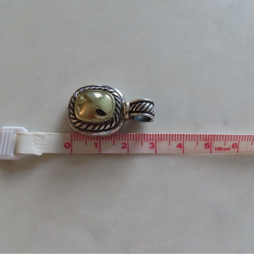 David Yurman Box Chain Necklace with medallion - Picture 11 of 16